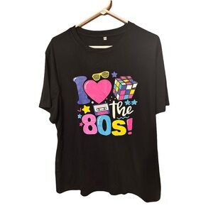 I Love the 80s Retro Graphic Tee – Size XL (NWOT)